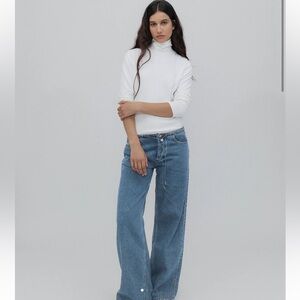 Low Rise STILL HERE NYC Blue Jeans